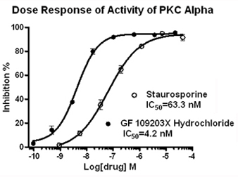 蛋白激酶C-alpha(PKC-alpha)药物筛选及分析