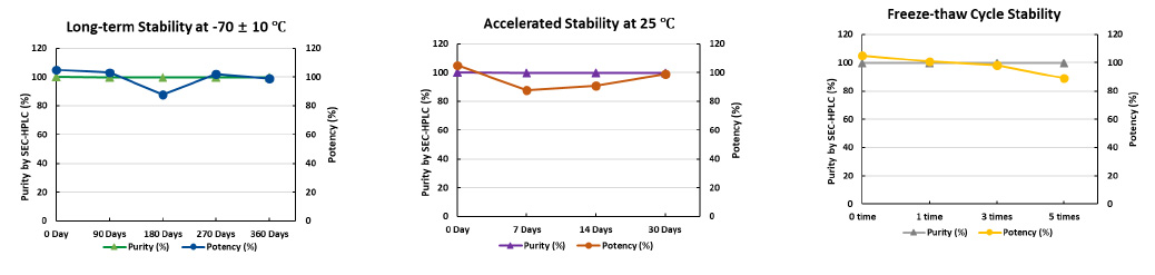 Lot-to-lot consistency was tested using four batches of Anti-Human CD28 Antibody