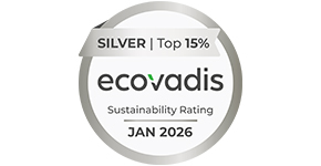 EcoVadis银牌, 位居全球受评公司前15%
